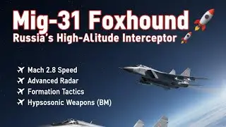 MiG-31 Foxhound: Russia&rsquo;s Deadly High-Altitude Interceptor&rdquo;#MiG31 #Foxhound #RussianFighterJet