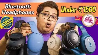 Top 5 headphones under 1500 rupees || Best Bluetooth Headphones 2025 ⚡
