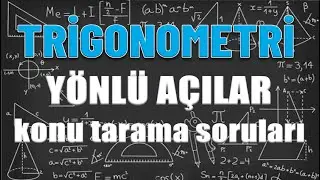 YÖNLÜ AÇILAR✨DERECE RADYAN AÇI ÖLÇÜ BİRİMLERİ✨ ESAS ÖLÇÜ HESAPLAMA✨ESAS ÖLÇÜ BULMA