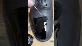 How to polish your parade shoes like a Guardsman #mirrorshine #asmr #restoration