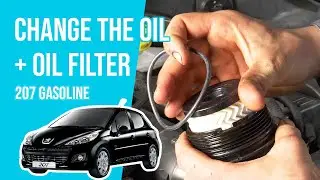 Change the oil and the oil filter PEUGEOT 207 1.4i 16V🛢
