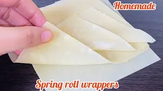 Homemade Spring Roll , Patti Sheet(Ramadan special) | Spring Roll Wrappers Recipe | Samocha Sheet |