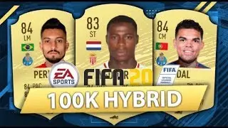 FIFA 20 - OVERPOWERED 100K HYBRID SQUAD BUILDER ft. PIQU&Eacute;, PROMES, PEPE...