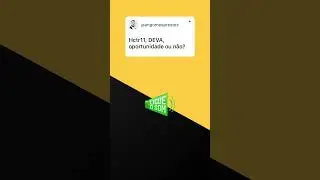 HAMU RESPONDE - HCTR11, DEVA11, OPORTUNIDADE OU N&Atilde;O?
