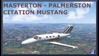 Masterton (NZMS) to Palmerston (NZPM) | Cessna Citation Mustang | MSFS 2024