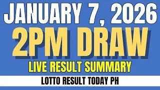 PCSO LIVE Lotto Result Today 2pm Draw January 7 2026 - Ez2 Swertres Result