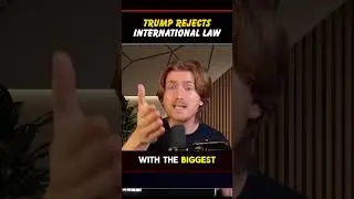 Trump Rejects International Law #shortsfeed #viral #shorts #trump
