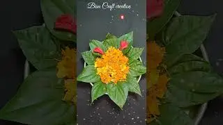 Betel Leaf Decoration In Plate#betelleaf #diy #craft #shorts #youtubeshorts #shortvideo