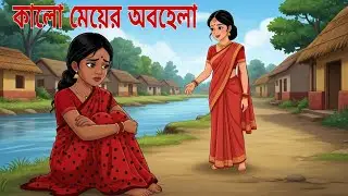 কালো মেয়ের অবহেলা | গ্রামের মেয়ের কষ্টের গল্প | Emotional Cartoon Story 