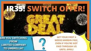 4 Weeks Margin Free When Switch From Limited Company to Umbrella Employment