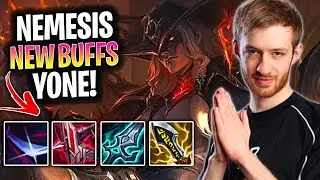 NEMESIS IS A GOD WITH YONE! 🔥NEW BUFFS🔥 | LR Nemesis Plays Yone Mid vs K'sante!