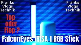 Gutes Licht ! Falcon Eyes Irisa 1 RGB Stick im Review kreatives RGB Licht creative RBG Light Cube