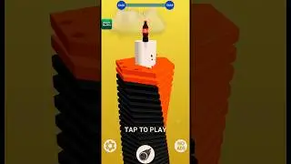 Stack Ball 3D Game | Level 505 |Play StackBall Game In Fast Speed | #StackBallYouTubeShort