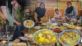 Beginilah Kegiatan Didapur Pagi Hari, Bikin Masakan Kampung Nikmat Luar Biasa