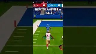 HOW TO ANSWER A PICK 6 #madden #madden23 #gamingvideos #gaming #gamingcommunity #madden23gameplay