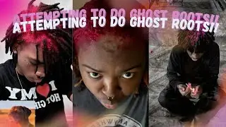 DYING AND BLEACHING MY LOCS (Finally doing ghost roots!!!)