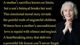 A Mother&rsquo;s Sacrifice and a Son&rsquo;s Betrayal || A Powerful Moral Story || English story @pisceanvoice 