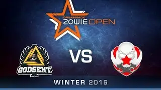 GODSENT vs Gambit [Map 2 BO3] DreamHack Winter 2016