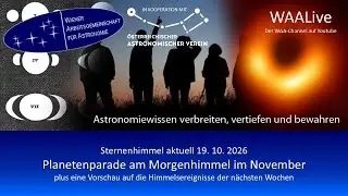 Sternenhimmel aktuell: Planetenparade am Morgenhimmel im November