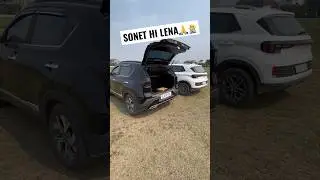 SONET BOOT SPACE🔥😍#car #shortsviral #viral #shorts #sonet #kia #venue #bootspace