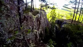 Bergskl&auml;ttring [Predikstolen Dalarna Nyhammar] (Gopro3)