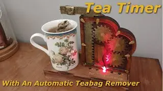 Tea Timer With An Automatic Teabag Remover
