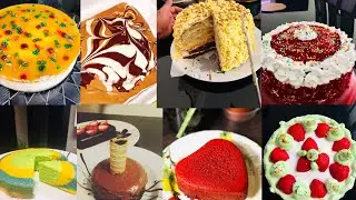 Cake Cutting Compilation / Home made cakes without oven / satisfying cake cutting videos 🤩