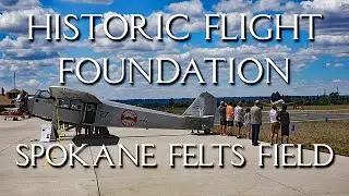 Historic Flight Foundation Museum at Felts Field - DC-3 Spitfire Metalplane B-25 P-51B F8F Beaver