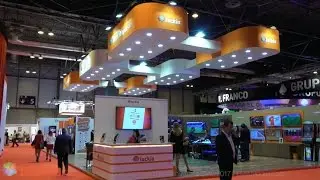 Video stand LUCKIA - International Game and Gambling Trade Show 2017 IFEMA Madrid Spain iStandVideo