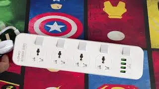 LDNIO 4 Socket Power Extension with 4 USB PORTS - Unboxing and Review Tamil #CeylonYathri