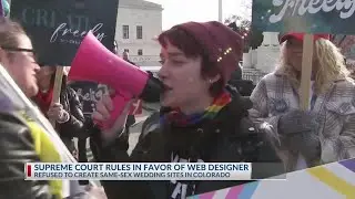 Supreme Court rules in favor of Christian designer in gay wedding website case