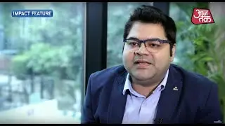 Healthians on Aajtak news channel.