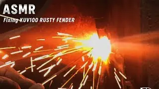 Under the Torch: Mahindra KUV100 Fender Restoration | ASMR Gas Welding & Hammering 🛠️ | Bengaluru
