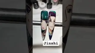 Jinshi #apothecarydiaries #nails #nailart #art #handpainted #anime #gelpolish #easynails #jinshi