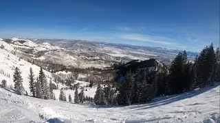 Skiing Steep Double Black Diamond Runs (Park City)