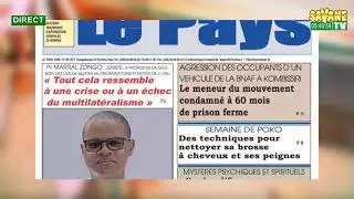 #Sonré : votre revue de presse en mooré sur Savane Médias DU 16/01/2026