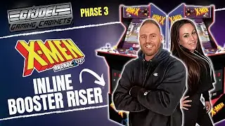 Arcade1up X-men GI Joel Inline Riser Unboxing And Review!