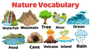 Nature Vocabulary for Kids | 40 Nature Words | Learn English Words