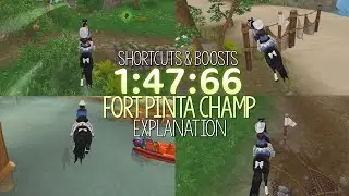 (Explanation) 1:47:66 Fort Pinta Championship Shortcuts and Boosts 🌊 - Star Stable
