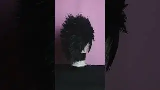 ZACK FAIR COSPLAY WIG (REMAKE) 🗡️ FINAL FANTASY VII CRISIS CORE #SHORTS