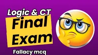 ሰቃይ ተማሪዎች እነዚህን fallacy ጥያቄዎች ይመልሳሉ | Freshman Logic final exam | Jimma universirty 2016 | AMU |JKU