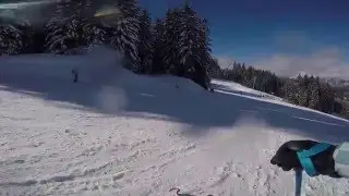 Ski at Morillon, Le Grand Massif (sairon, blue)