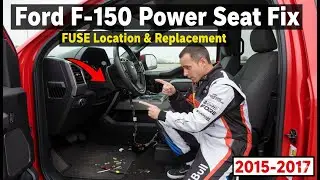 Ford F-150 Driver Seat Module FUSE Location & Replacement (Power Seat Won't Move Fix 2015-2017)