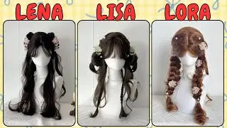 LISA vs LORA vs LENA 💅✨ STYLE BATTLE | Choose Your Favourite Look #lisa #lora #lena #lisaorlena