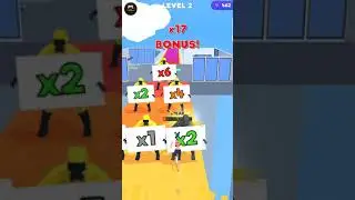 Weight Runner 3D Level▶2 #Shorts