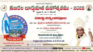 LIVE FEAST OF GUNADALA LOURDU MATHA | PONTIFICAL HIGH MASS | VIJAYAWADA DOICESE 11-02-2025