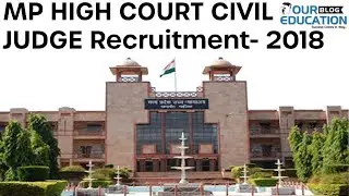 MP HIGH COURT CIVIL JUDGE Recruitment||JOBS IN MADHYA PRADESH HIGH COURT