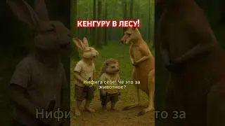Кенгуру в лесу - #нейросеть #ai #юмор #ии #мем #funny #смешныеживотные #hailuoai #hailuo02 #minmax
