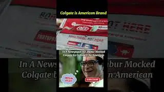 Dabur Trolls Colgate &mdash; Calls It an American Brand 🇺🇸😂                   #trending #shortsfeed #viral