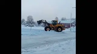 snöröjning i sankt olof 5 januari 2024